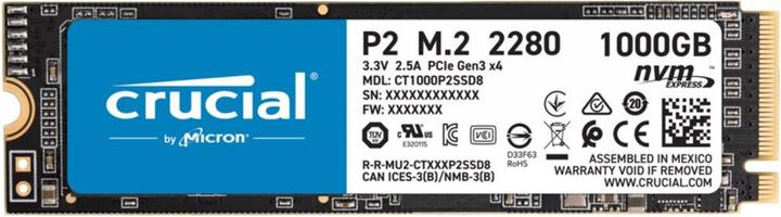 Productafbeelding Crucial P2 (1000 GB, M.2 2280)
