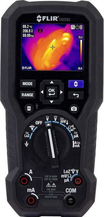Image du produit Flir DM286 Multimètre portable Caméra thermique intégrée CAT III 1000 V, CAT IV 600V Affichage (Counts) (CAT IV 600V, CAT III 1000V)