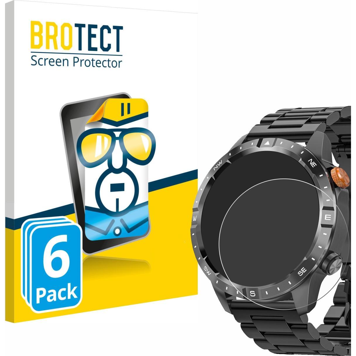 BROTECT Schutzfolie Displayschutz Klar, Smartwatch Schutzfolie, Transparent