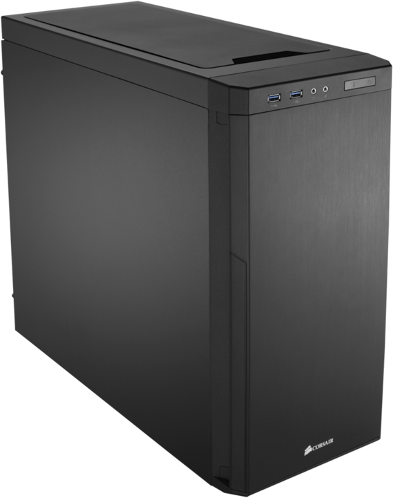Actual product image Corsair Carbide 330R Blackout Edition (ATX, mATX, Mini-ITX, E-ATX)