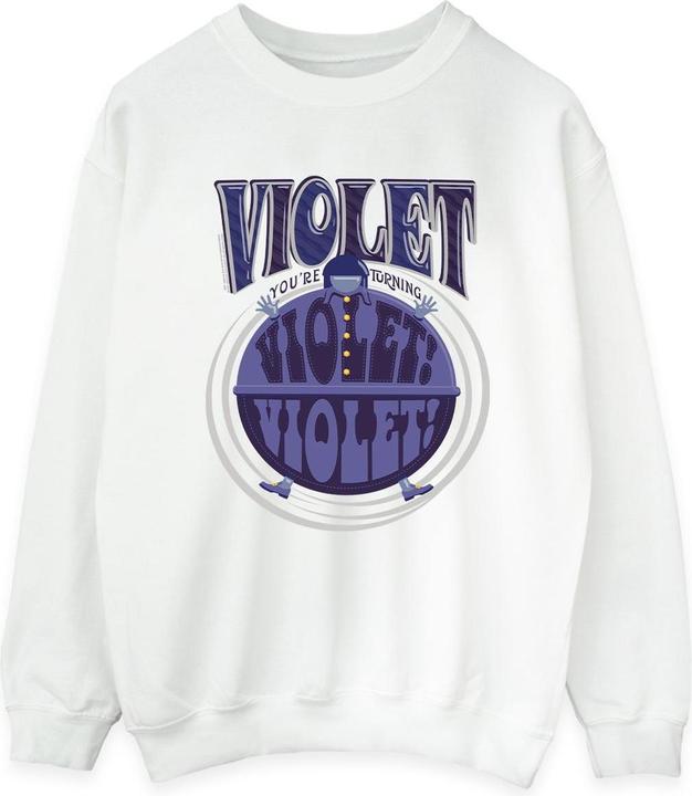 Image du produit Willy Wonka & the Chocolate Factory - Sweat VIOLET TURNING VIOLET - Femme (L)