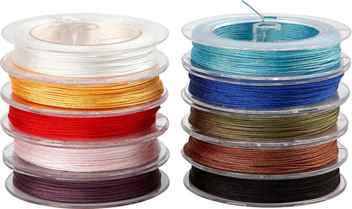 Creativ Company Polyesterschnurfarbe, 10x50ml