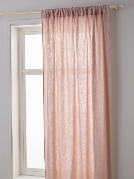 Produktbild Vertbaudet Kinderzimmer Vorhang aus Musselin, Tunnelzug (140 x 260 cm)