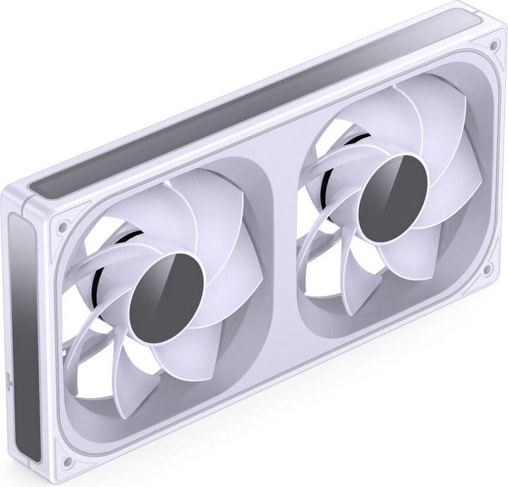 Produktbild Jonsbo ZB-240 Infinity Mirror ARGB Reverse Blade PWM Lüfter - 240mm, weiss (240 mm)