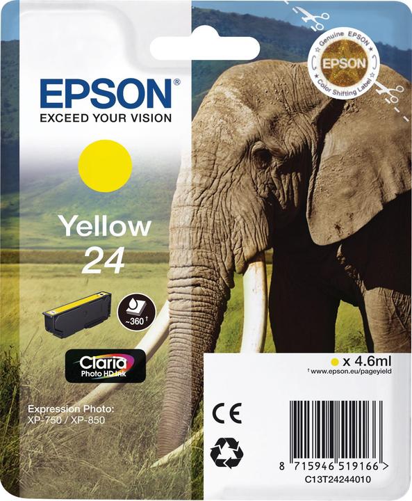 Image du produit Epson 24 Claria Photo HD (Y)