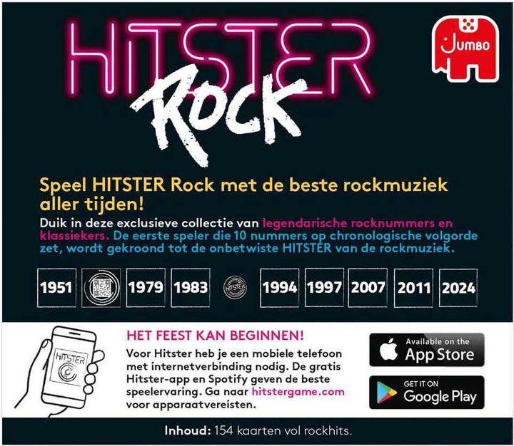 Actual product image Jumbo Hitster Rock extension (Dutch)