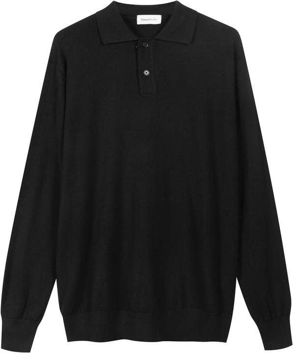 Produktbild Diana Studio Heren Zwart, L Polo Pullover Large, zwart, L (L)