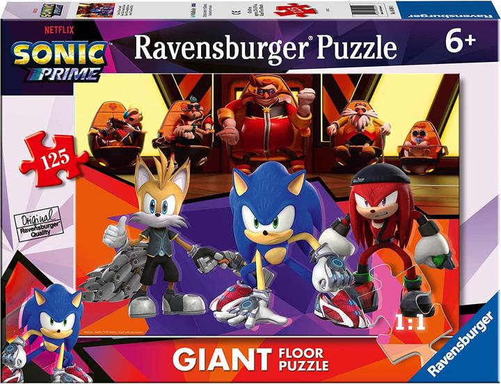 Actual product image Ravensburger Giant 125 Piece Floor Puzzle - Sonic (125 pieces)