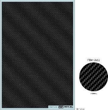 Actual product image Tamiya Carbon Decal Twill EF