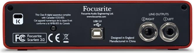 Produktbild Focusrite Scarlett 2i2 (USB)