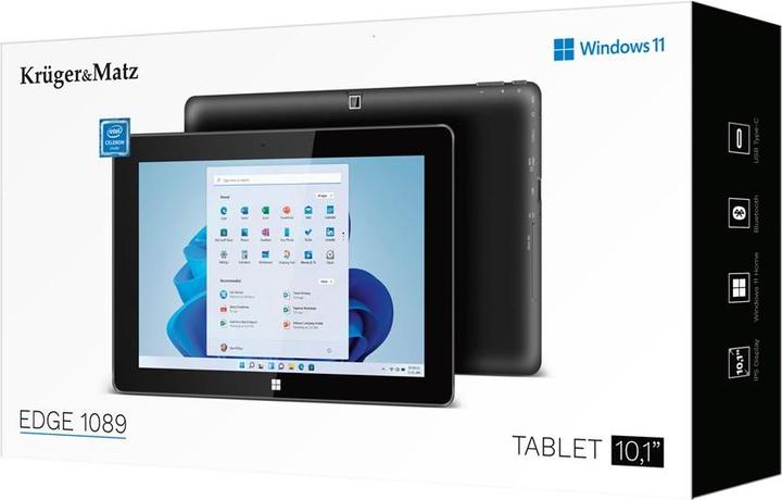 Image du produit Krüger&Matz Edge 1089 (WLAN uniquement, 10.10", 256 Go, Noir)