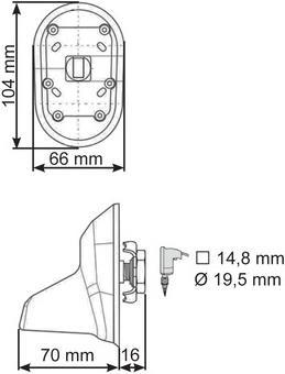 Produktbild AIV 150622 Dach-Antenne Shark FM/DAB+ passiv - FAKRA