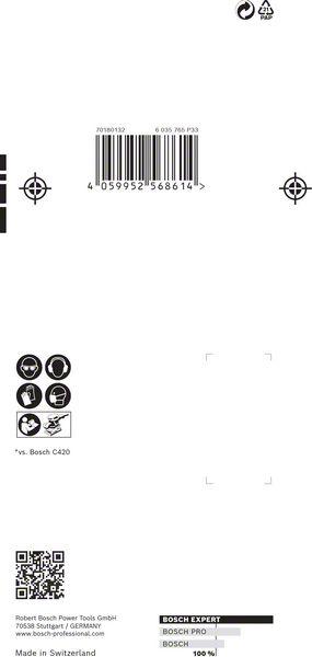 Actual product image Bosch Professional Zubehör EXPERT M480 Abrasive net set, 80 x 133 mm, 10 pieces (80, 120, 180)