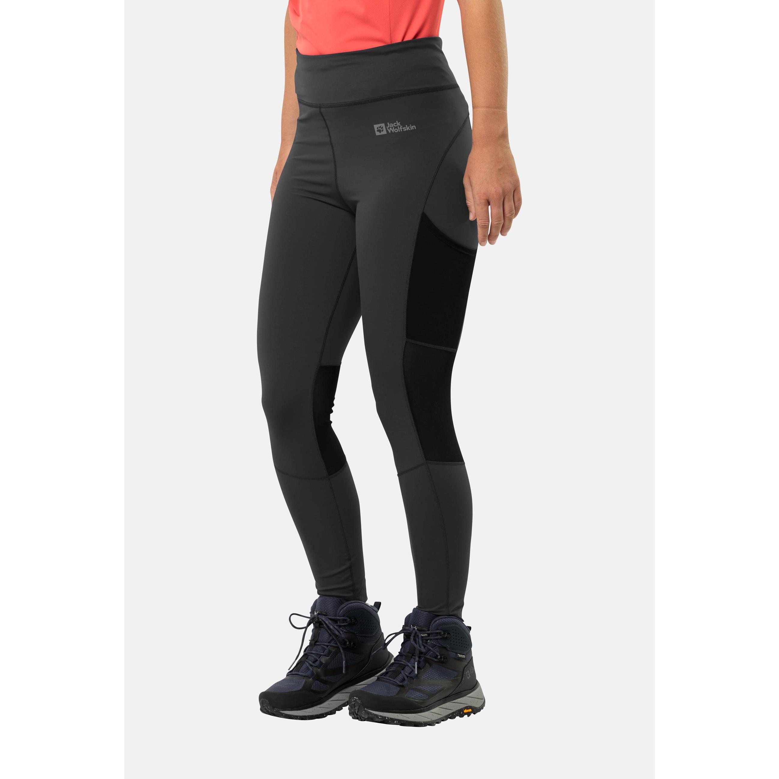 Thumbnail - Jack Wolfskin, Damen, Tights, Kensteig Tights W (XXL), Schwarz, XXL