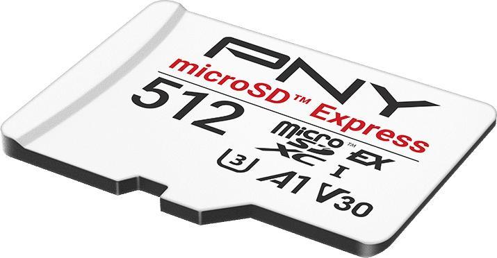 Productafbeelding PNY SD MicroSD 512GB microSD Express (512 GB, microSD Express, microSDXC, U3, UHS-I)