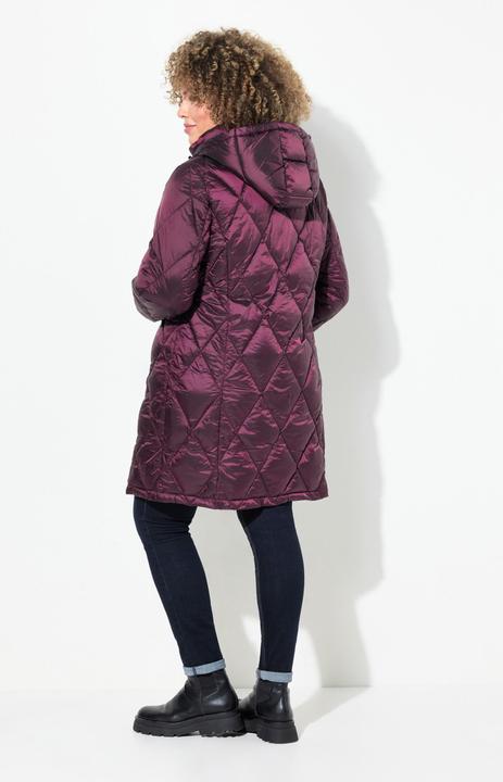 Produktbild Ulla Popken HYPRAR Steppjacke, Kapuze, 2-Wege-Zipper, Zipptaschen (46, 48)