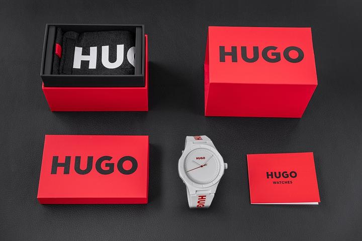 Produktbild Hugo Boss Hugo Lit For Him Herrenuhr Weiss 1530345 + BOX