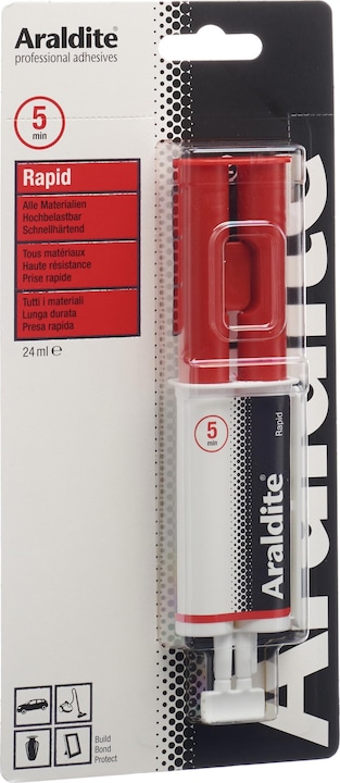 Actual product image Araldite Rapid glue, syringe (75 g, 24 ml)