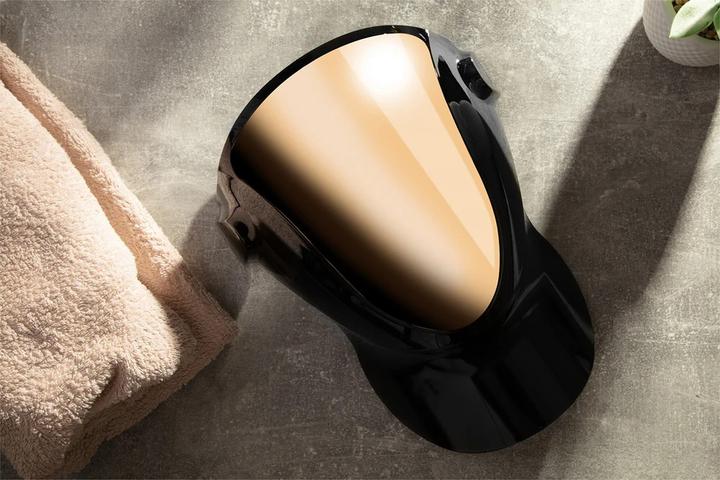 Actual product image Palsar 7 PALSAR7 Professional LED Mask Black Gold for Face and Neck - 1 pc