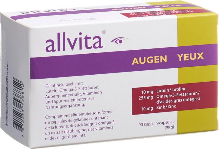 Actual product image Allvita Eyes (90 Piece, Capsules, 146 g)
