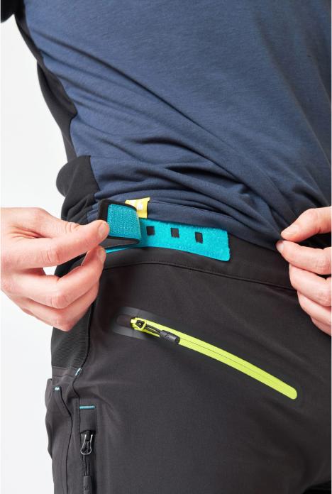 Actual product image dirtlej Trailscout Waterproof long trousers, black/lime, XXL (XXL)