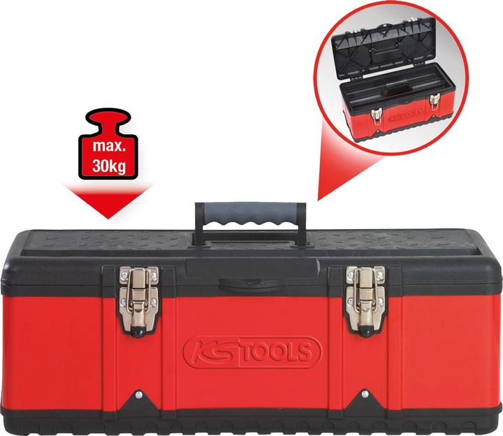 Produktbild KS Tools Kunststoff-Stahlblech-Werkzeugkiste (1 Teil)