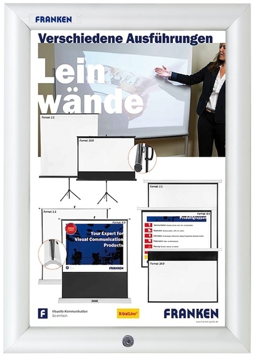 Image du produit Franken Cadre d'affichage Security Verrouillable