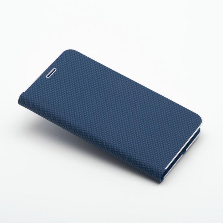 Productafbeelding OEM Book case LUNA Book Carbon for SAMSUNG S25 Ultra blue (Samsung Galaxy S25 Ultra)