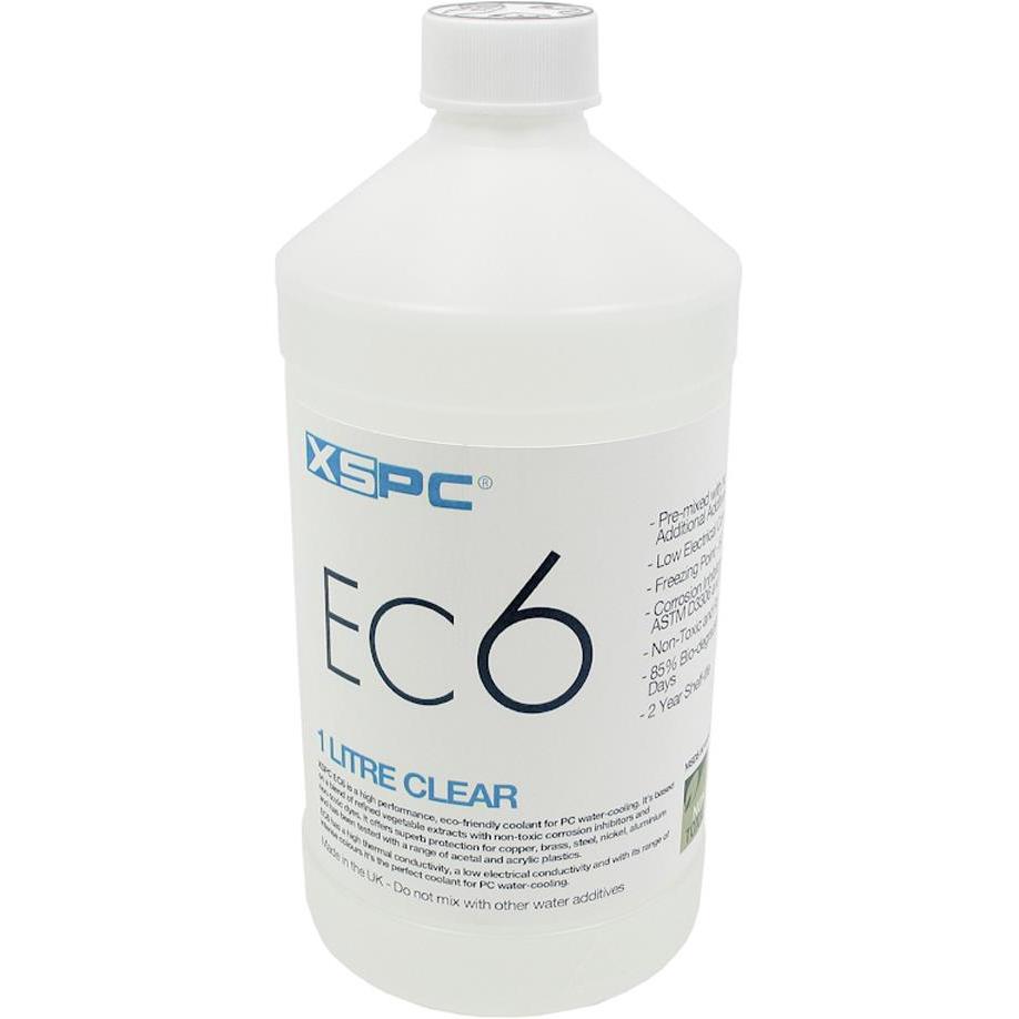 XSPC EC6 Coolant (1000 ml, Fertiggemisch), Wasserkühlung Wasserzusatz, Transparent