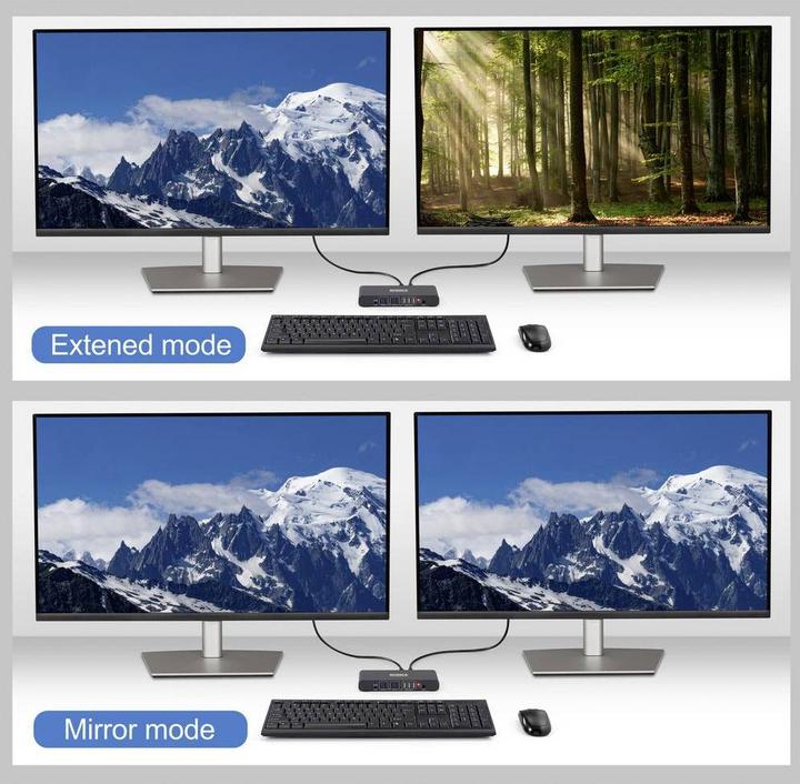 Produktbild SpeaKa Professional SP-KVM-2P4K KVM-Umschalter Grau (matt)