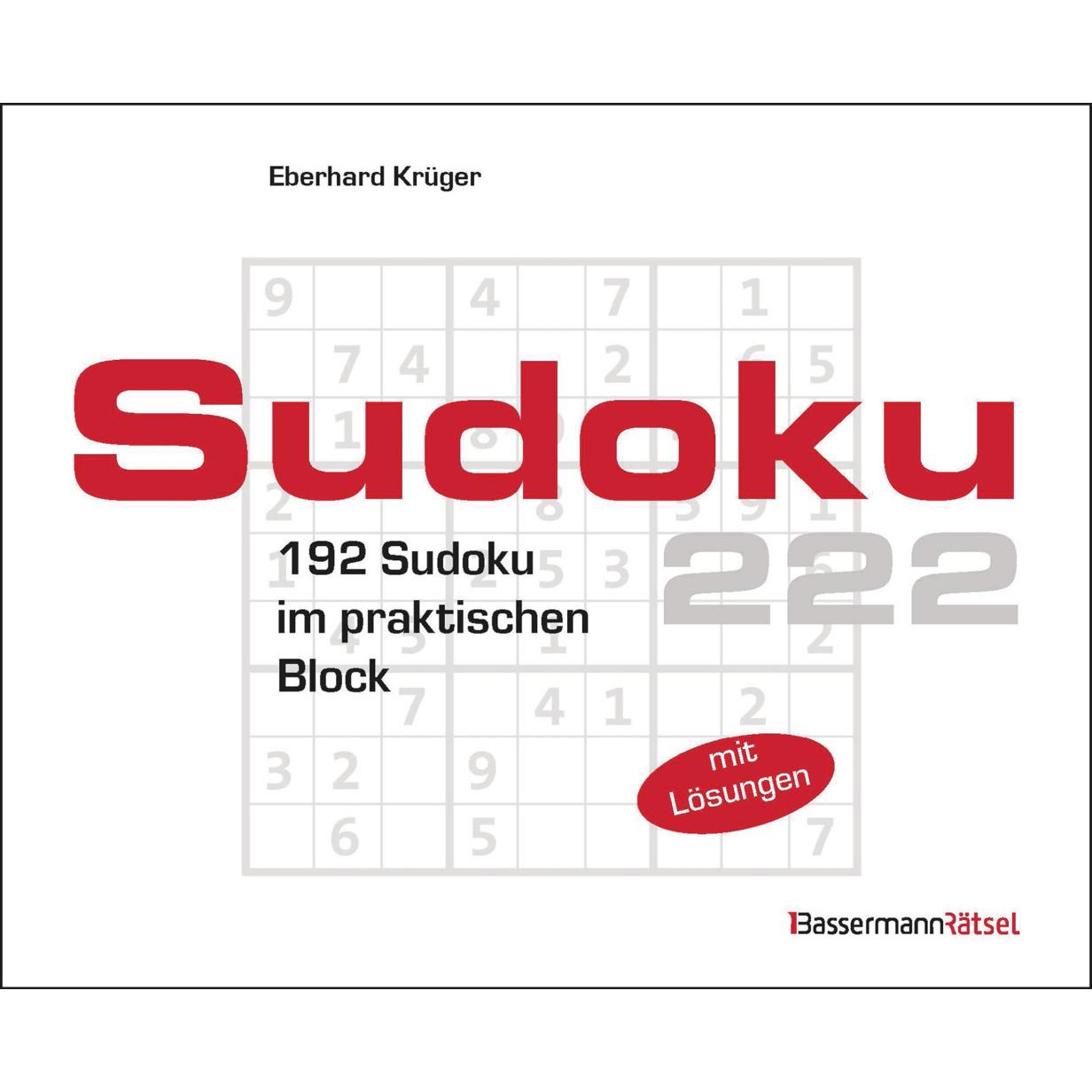 Bassermann Krüger:Sudokublock 222