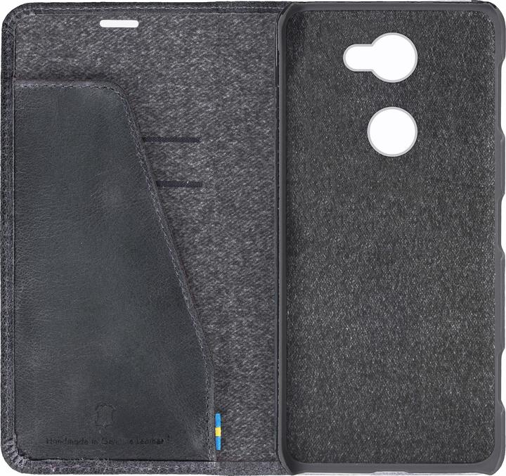 Actual product image Krusell Sunne 2 Card Foliowallet Sony Xperia L2 vintage black (Sony Xperia L2)
