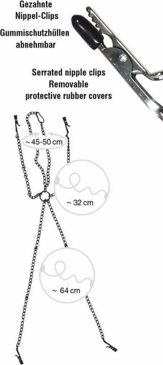 Produktbild Sextreme Zaumzeug mit Klemmen