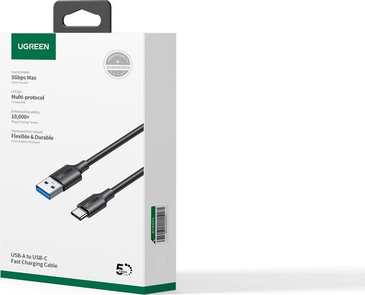 Produktbild Ugreen USB-C zu USB-A 3.0 3A Datenkabel (1 m, USB 3.0)