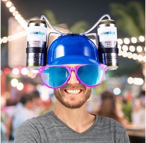 Produktbild Relaxdays Trinkhelm