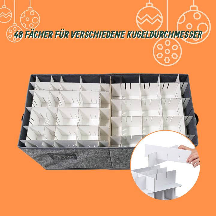 Produktbild Relaxdays Weihnachtskugel-Aufbewahrungsbox (66.50 cm)