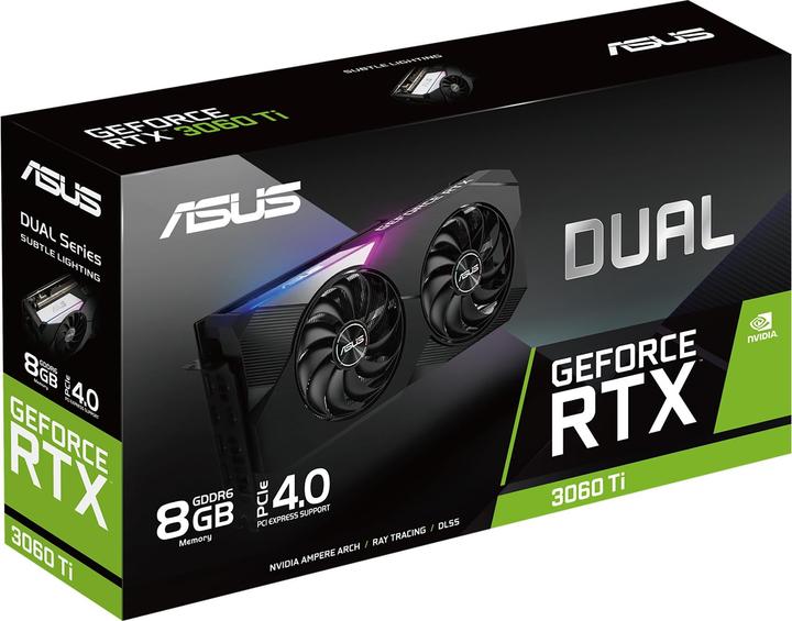 Actual product image ASUS GeForce DUAL RTX 3060 Ti 8G (8 GB)