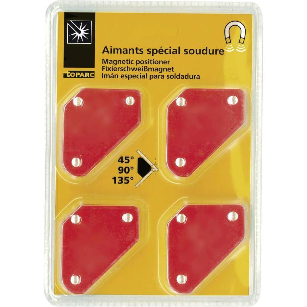 Toparc, Schweissgerät Zubehör, 044180 Magnet-Schweisswinkel, 4er