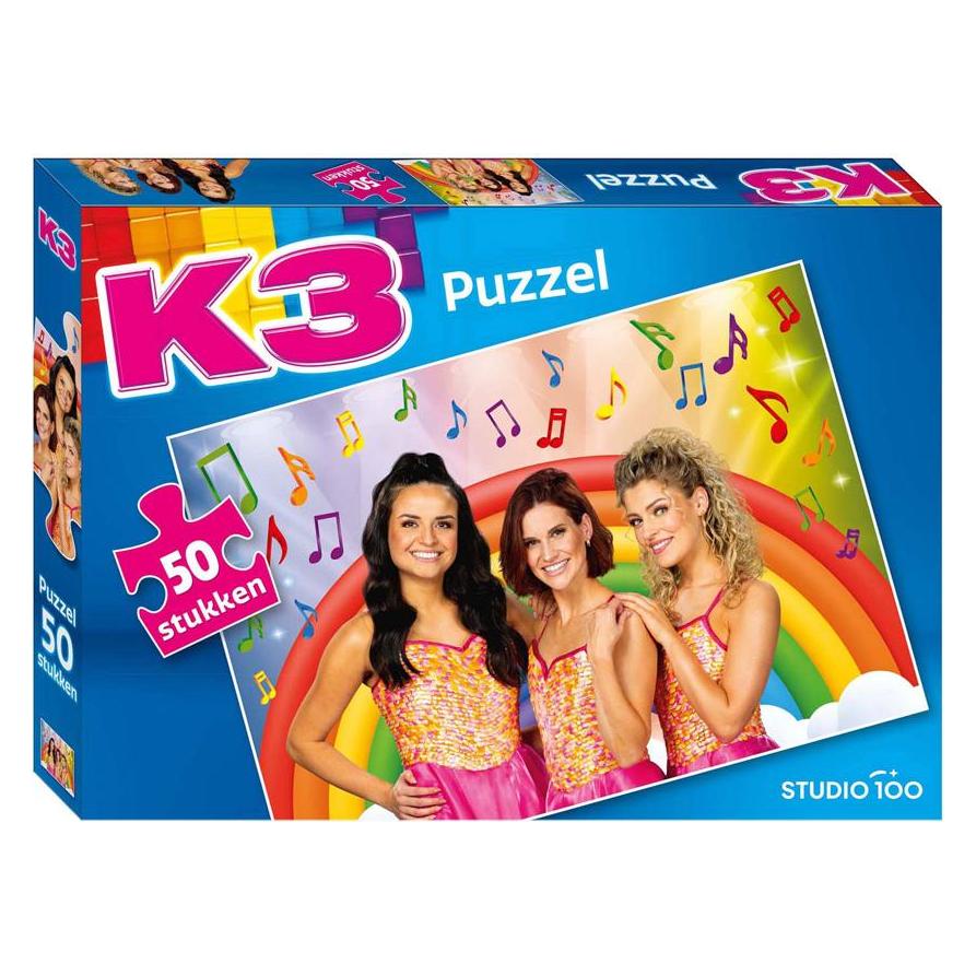 Studio 100 K3 Meerjungfrauenkleid Puzzle 50St (50 onderdelen)