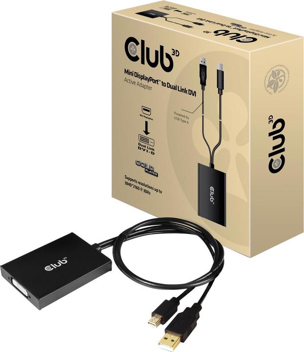 Produktbild Club 3D CAC-1130 (USB-A, Mini DP, 6.10 cm)
