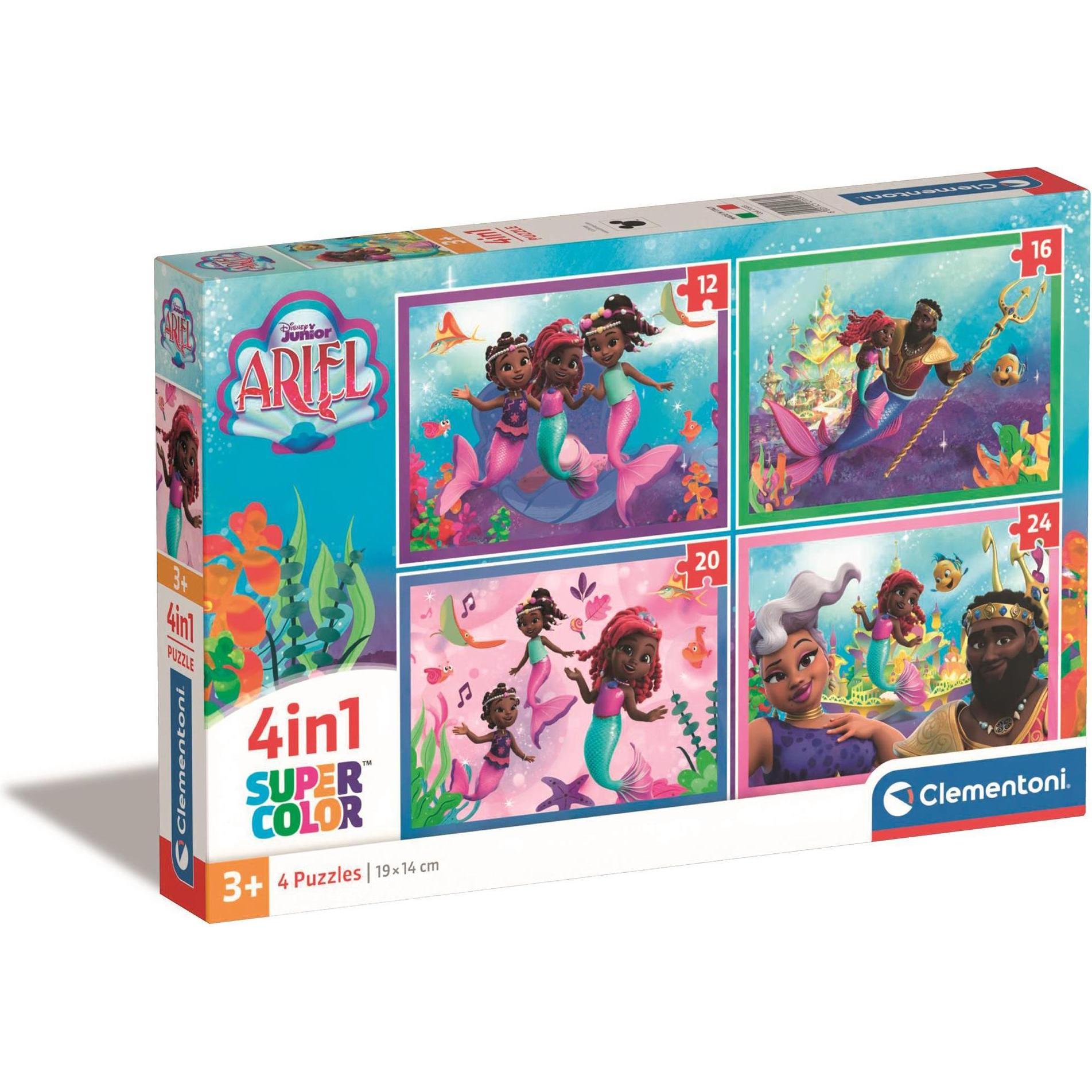 Clementoni Pzl 4In1 Disney Ariel (4 Teile)