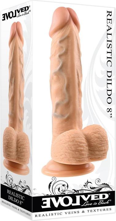 Produktbild Evolved REALISTIC DILDO, HELL 20,3 cm