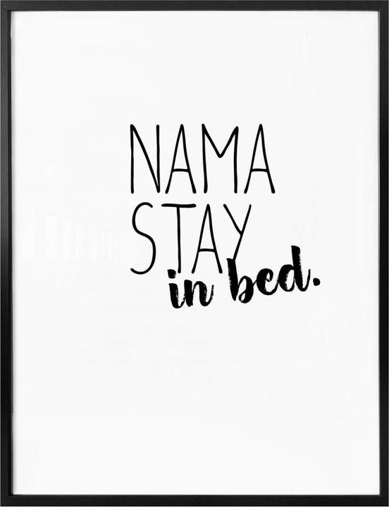 Actual product image Trenddeko Namastay in bed (30 x 40 cm)