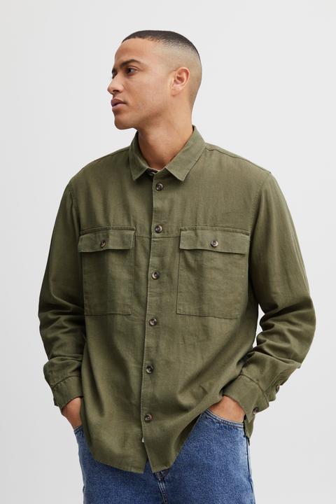 Actual product image Solid SDAllan Overshirt - 21107619 (L)