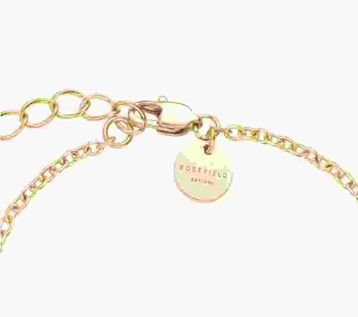 Produktbild Rosefield Pave Leaf Armband (19 cm, Edelstahl)