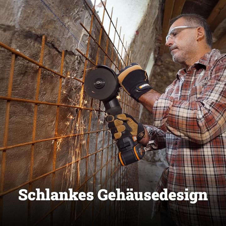 Immagine prodotto Worx Accu haakse slijper WX814.9 (zonder accu) (125 mm)