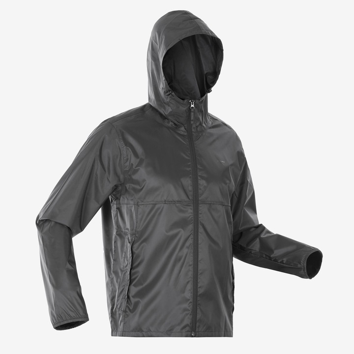 Image du produit Quechua Veste de pluie homme Raincut Fullzip - noir (XL)