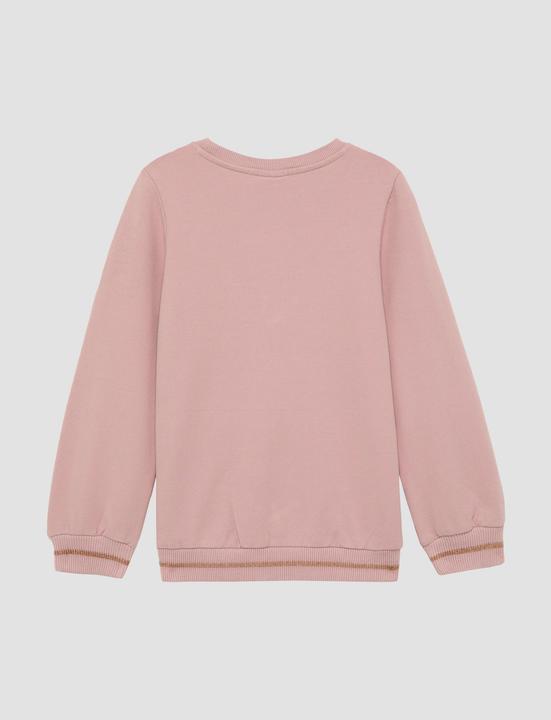 Produktbild s.Oliver Sweatshirt Weiches Sweatshirt mit Glitzer- und Pailletendetails (116, 122)
