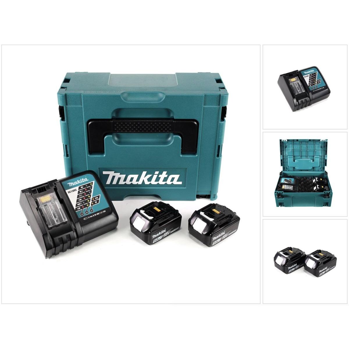 Makita, Werkzeugakku + Ladegerät, Energypack (18 V)