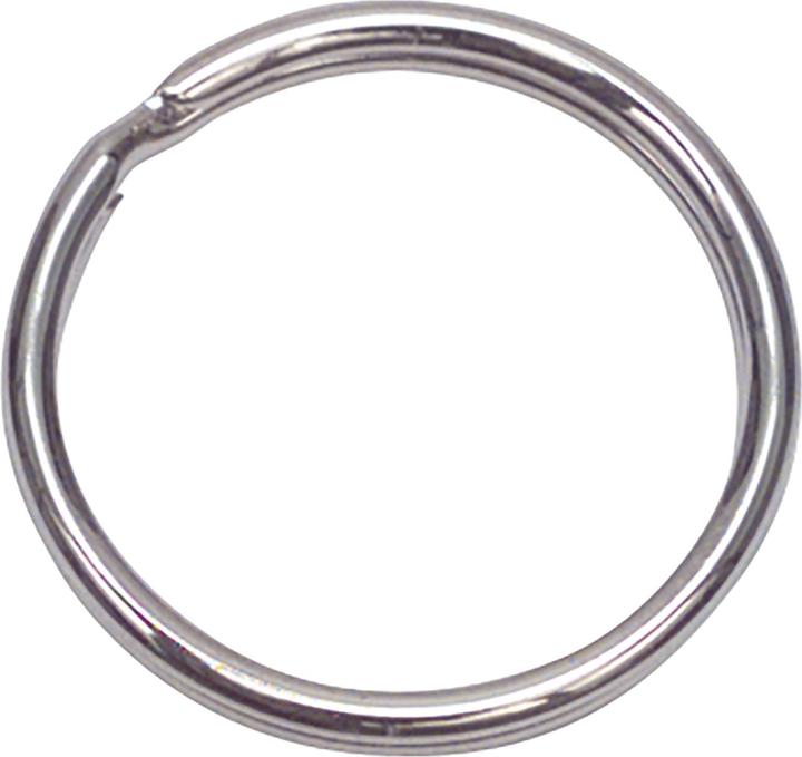 Reiher Key rings ø 20 mm Key ring for key fob nickel-plated steel